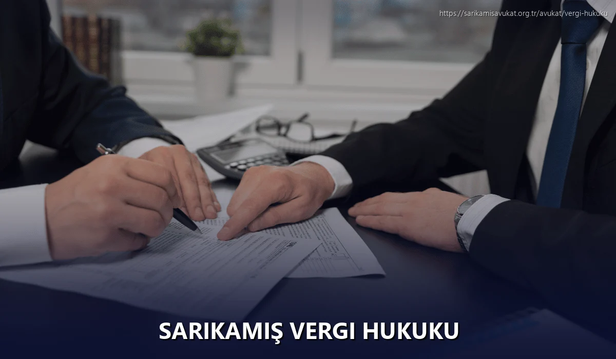 Sarikamiş Vergi Hukuku